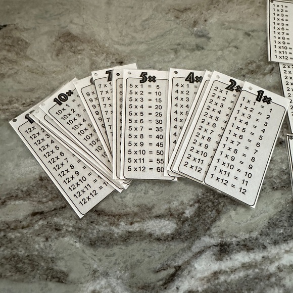 Math Multiplication Flash Cards - Picture 4 of 4
